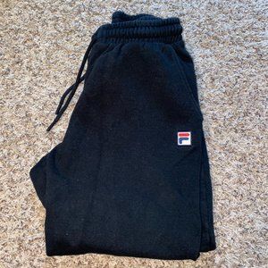 Black Fila Sweatpants